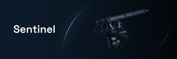 Sentinel side steps logo