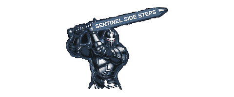 Sentinel side steps logo