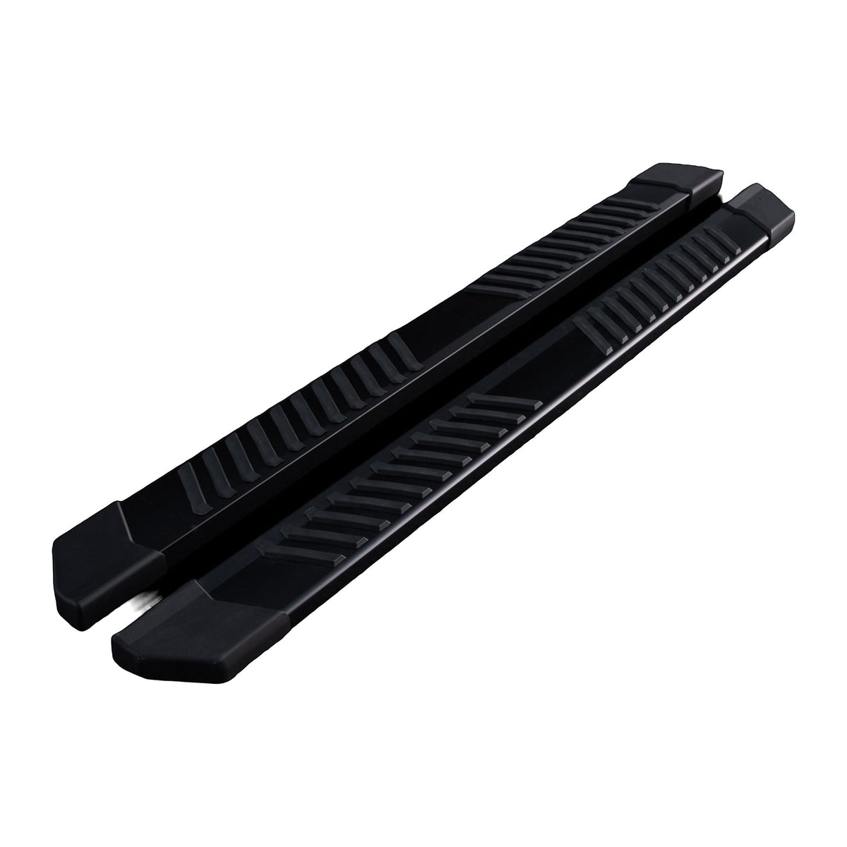Sentinel running board close-up showing the step pad and bracket