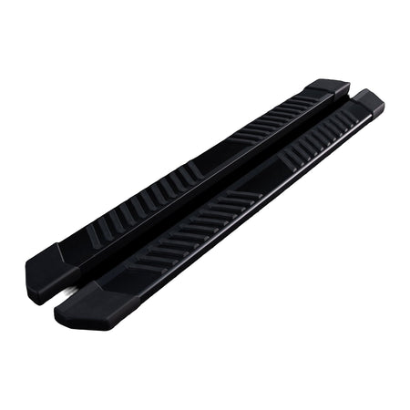 Sentinel running board close-up showing the step pad and bracket